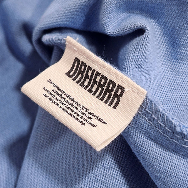 B-WARE OVERSIZED SHIRT CACIO E PEPE BLUE