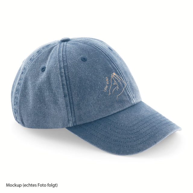 VINTAGE CAP "COSA VUOI" DENIM