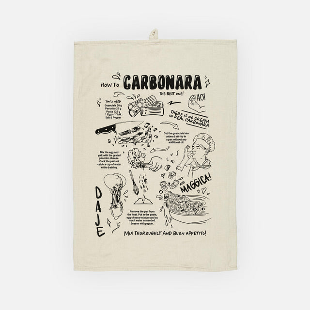 BIO GESCHIRRTUCH CARBONARA
