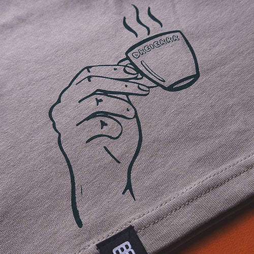 B-WARE OVERSIZED SHIRT CAFFÈ