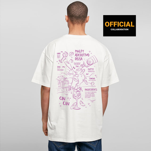 OVERSIZED SHIRT MALFY APERETIVO ROSA