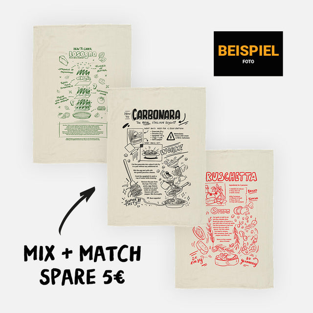 MIX & MATCH - 3ER GESCHIRRTUCH SET