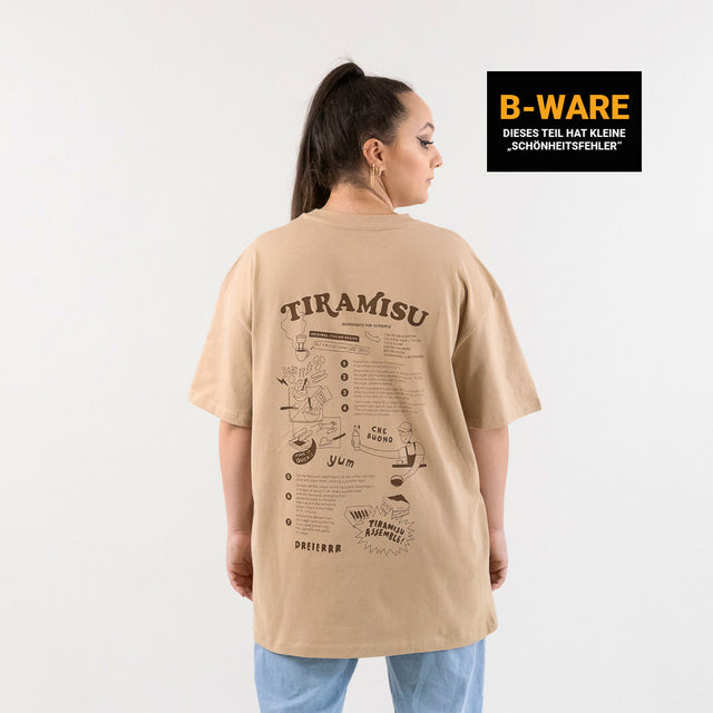 B-WARE OVERSIZED SHIRT TIRAMISU