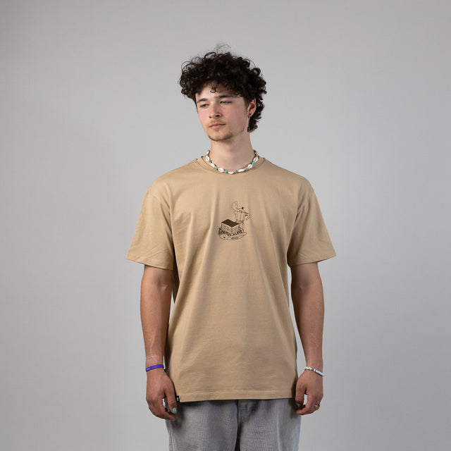 B-WARE OVERSIZED SHIRT TIRAMISU