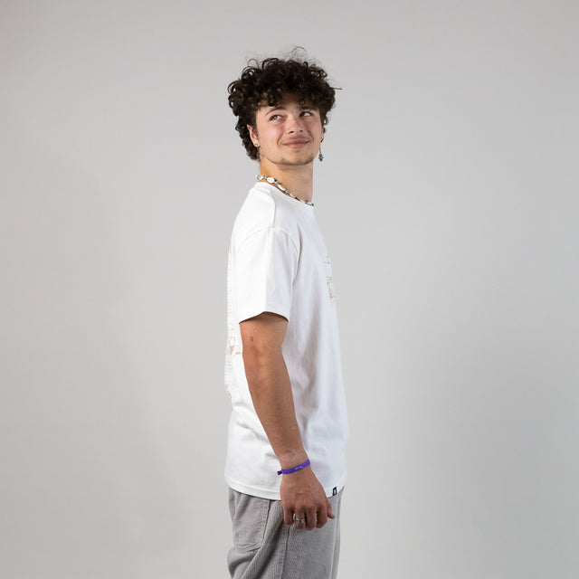 B-WARE OVERSIZED SHIRT TIRAMISU WHITE