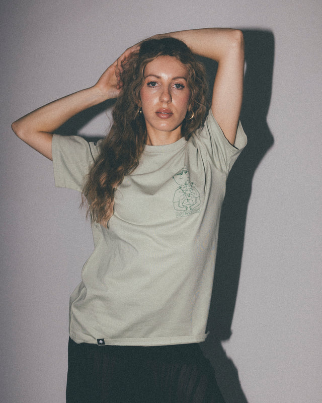 OVERSIZED SHIRT PESTO GENOVESE