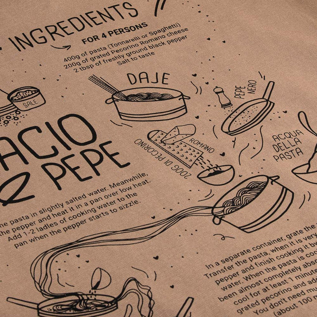 B-WARE OVERSIZED SHIRT CACIO E PEPE