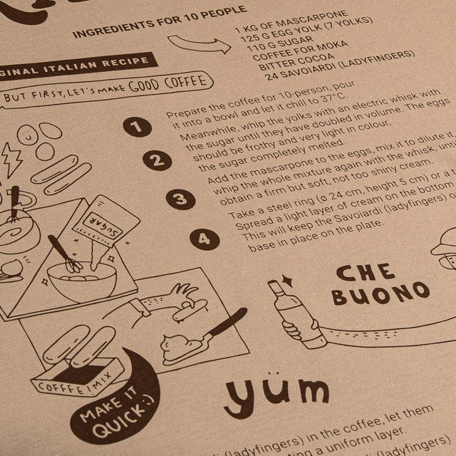 B-WARE OVERSIZED SHIRT TIRAMISU