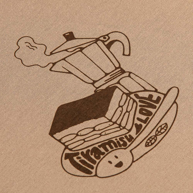 B-WARE OVERSIZED SHIRT TIRAMISU