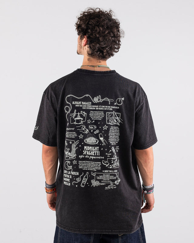 OVERSIZED SHIRT AGLIO OLIO PEPERONCINO BLACK