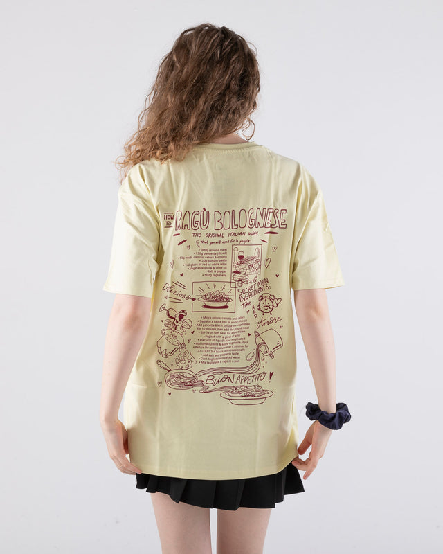 OVERSIZED SHIRT BOLOGNESE YELLOW