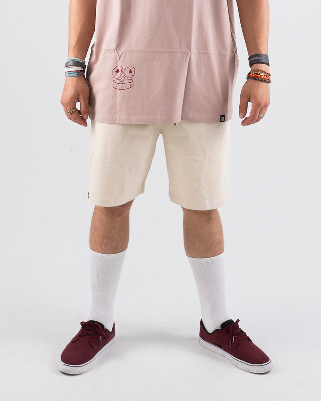 ULTRA HEAVY SHORT PANTS "BEIGE"