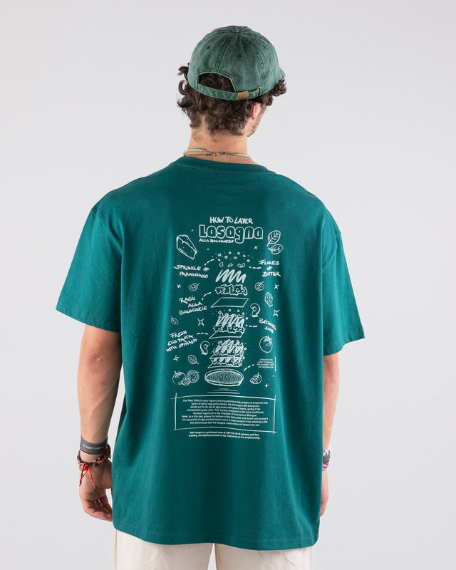 OVERSIZED SHIRT LASAGNA GREEN