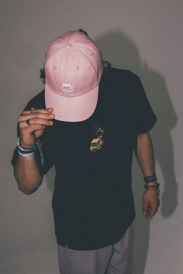VINTAGE CAP "CAFFÈ" ROSA