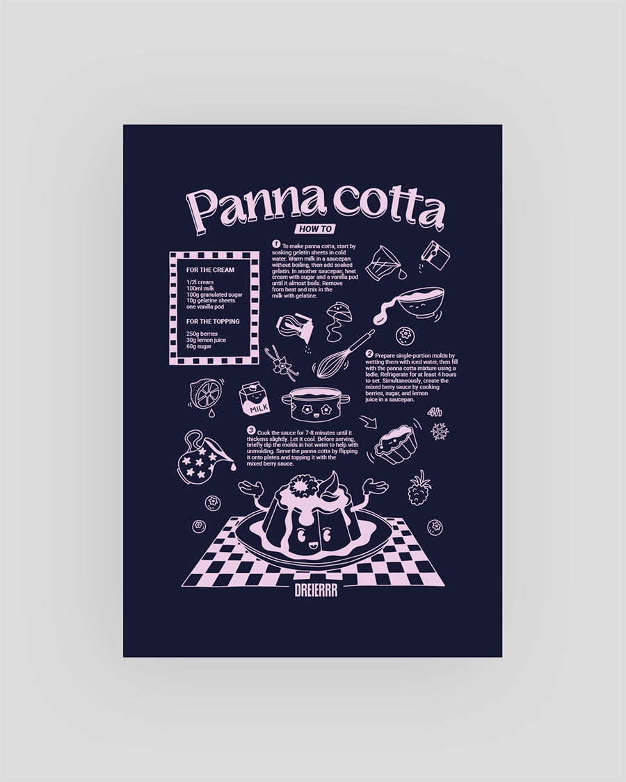 POSTER "PANNA COTTA"