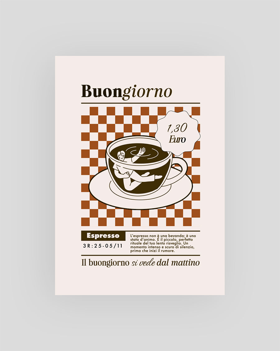 POSTER "BUONGIORNO"