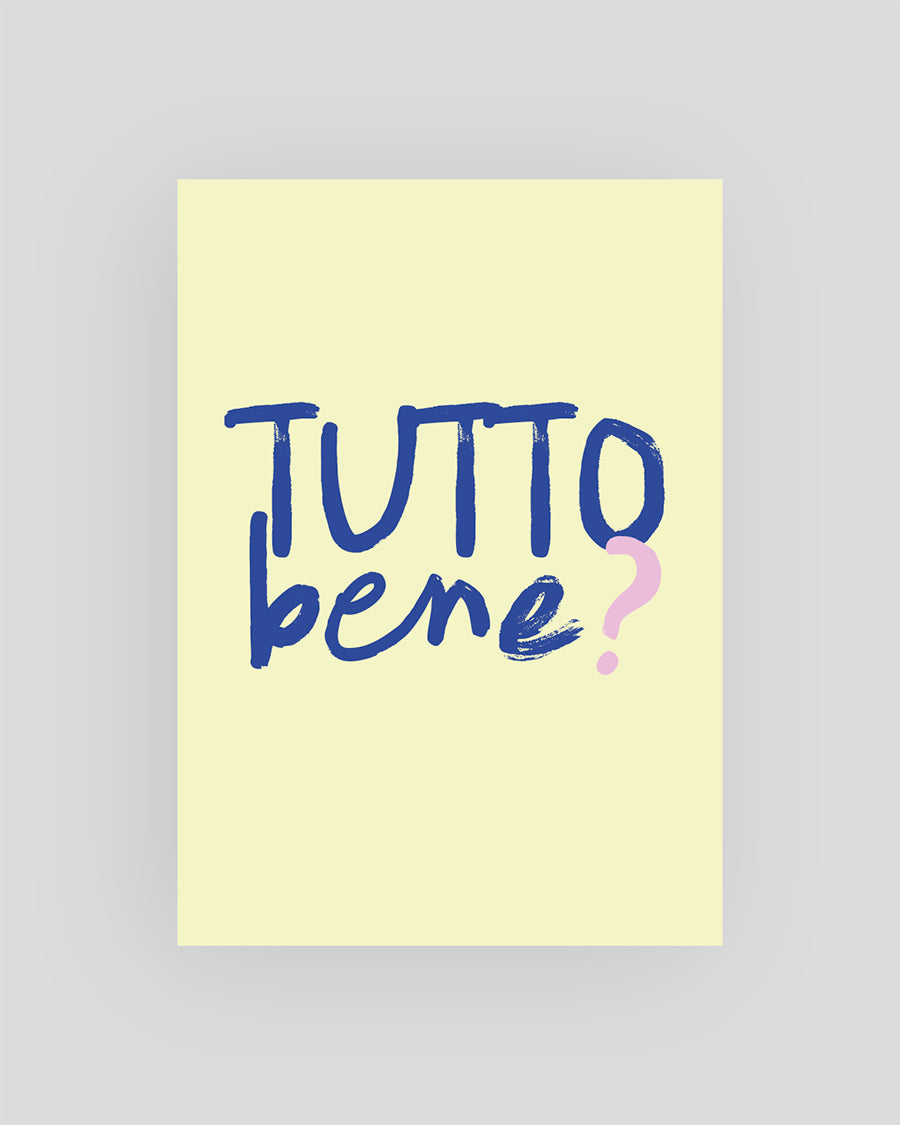 POSTER "TUTTO BENE"