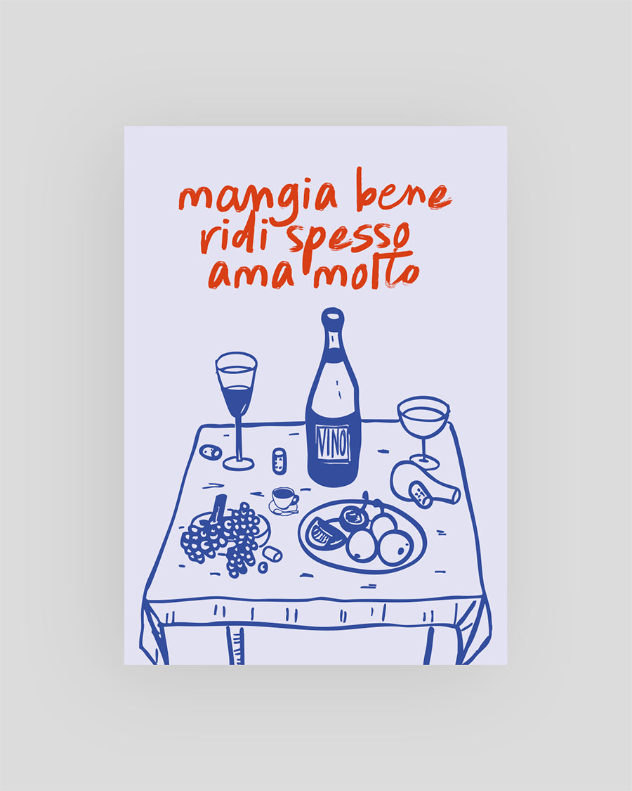 POSTER "MANGIA BENE"