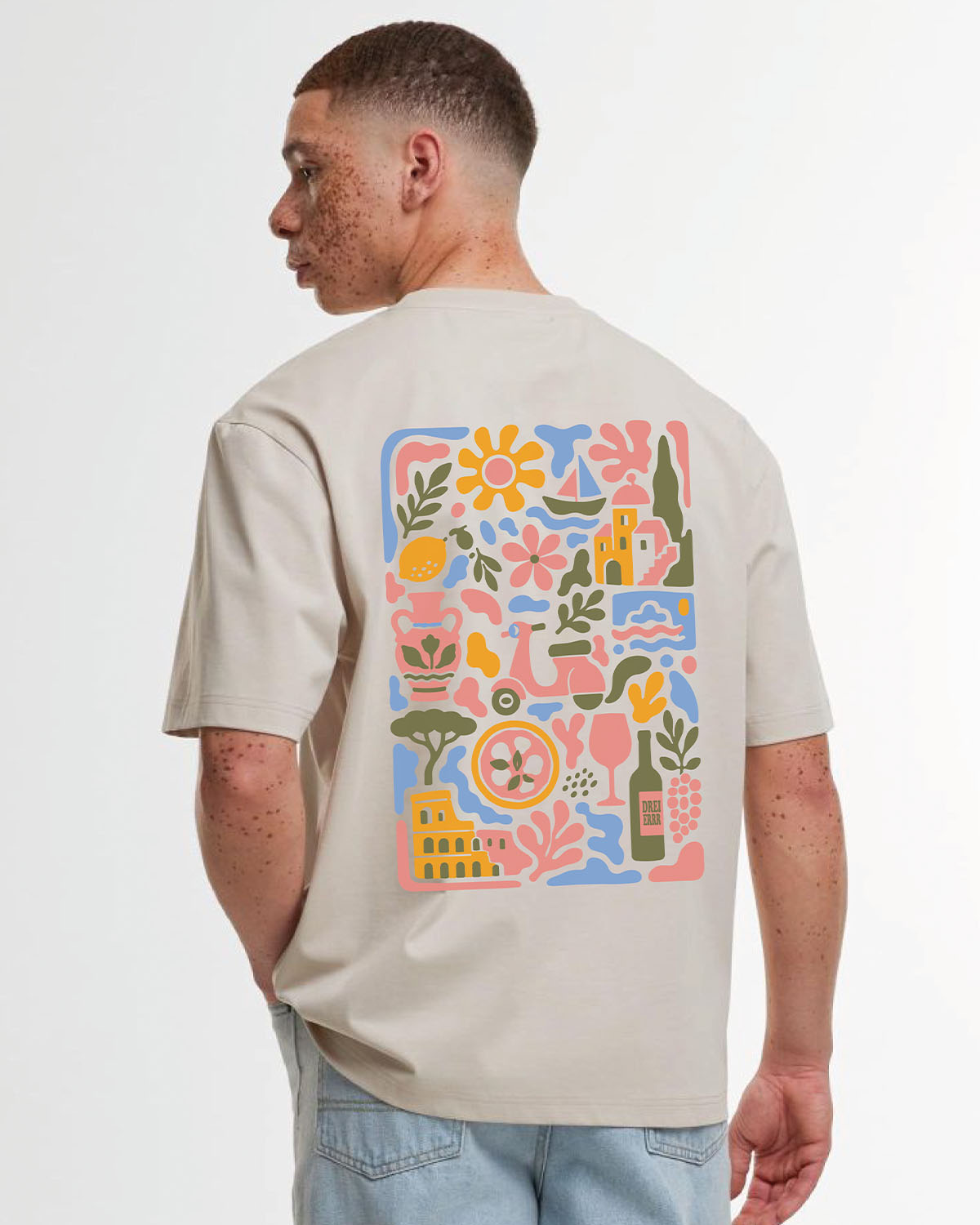 LOOSE FIT TEE 4 COLORI