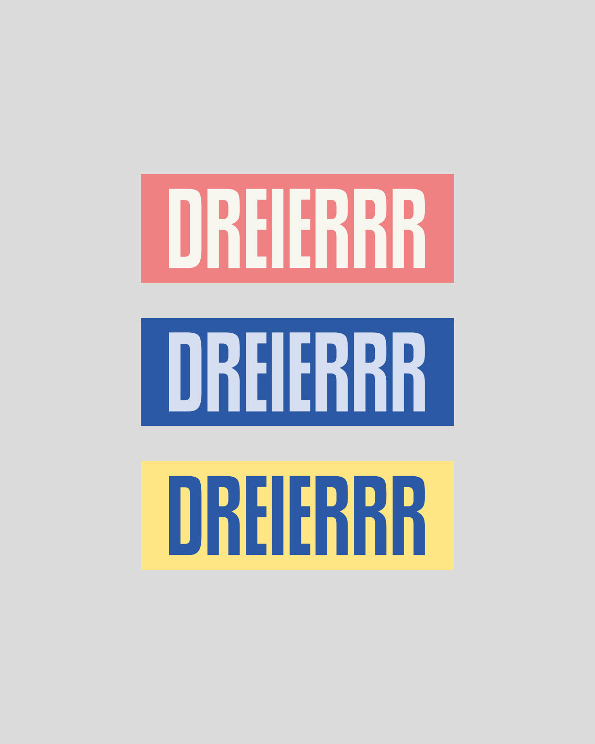 DREIERRR STICKERPACK