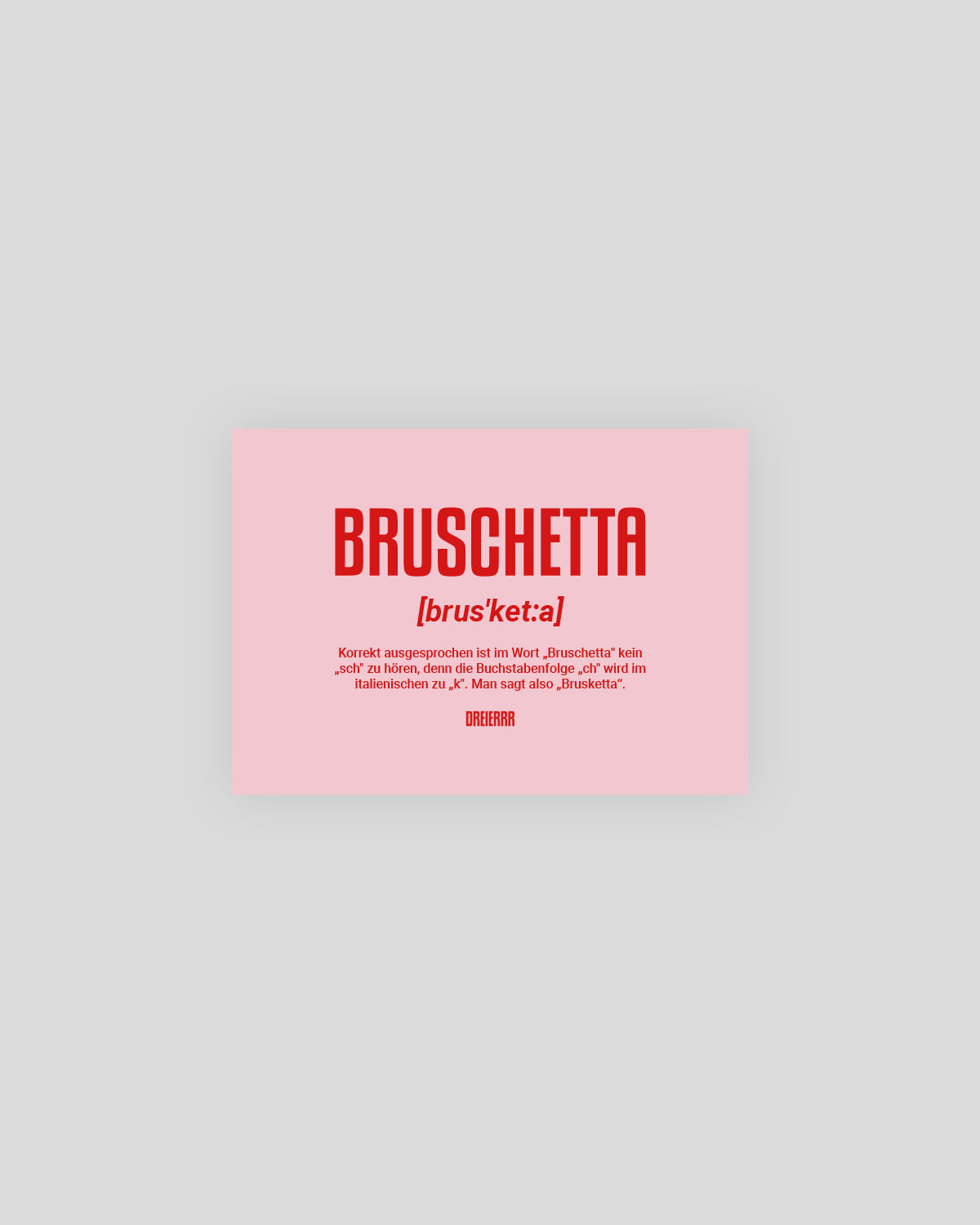 BRUSCHETTA STICKERPACK