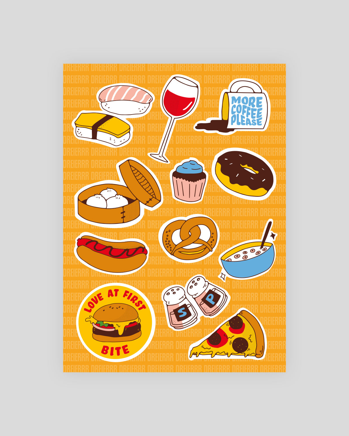 FOOD STICKERSHEET