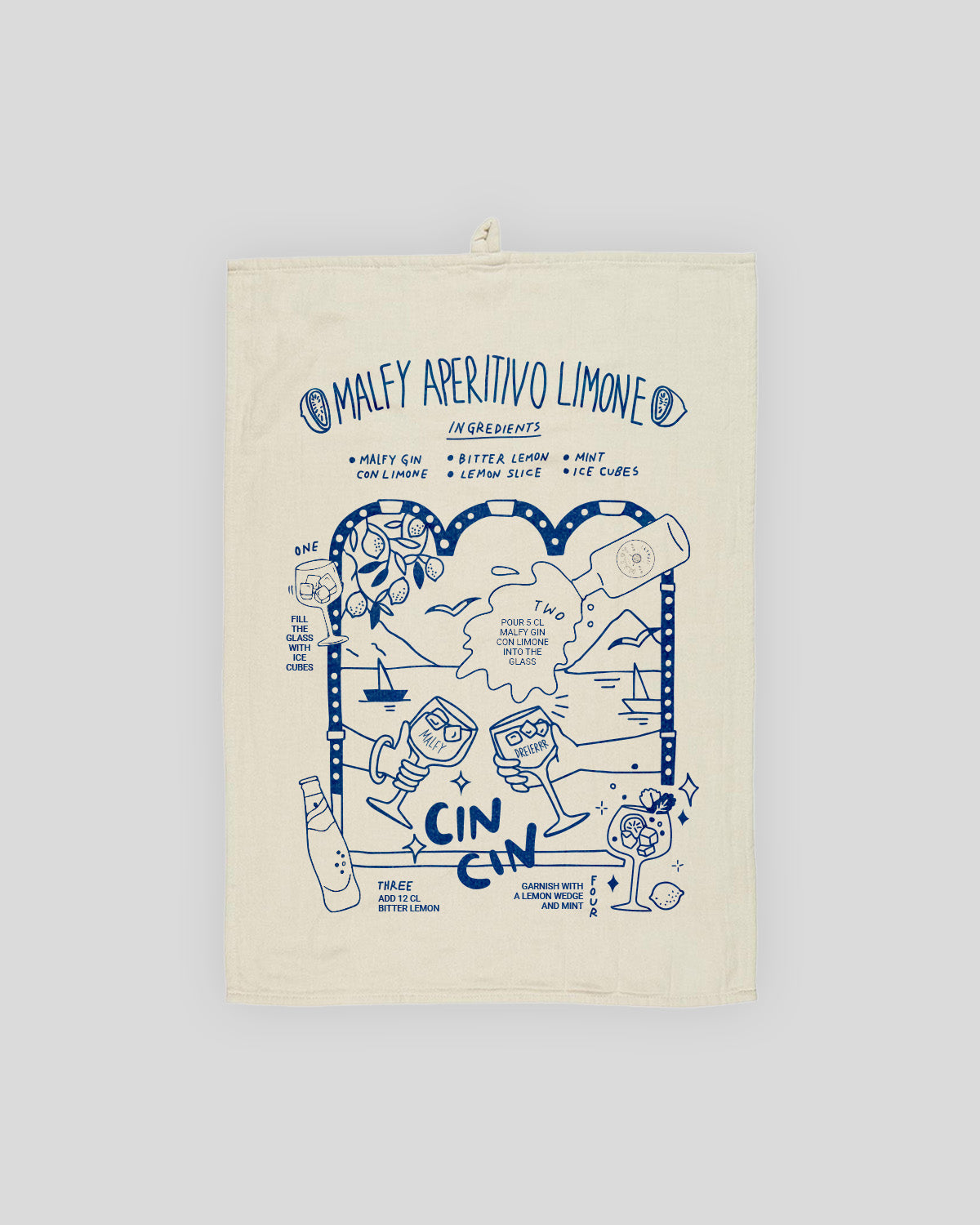 BIO GESCHIRRTUCH MALFY LIMONE