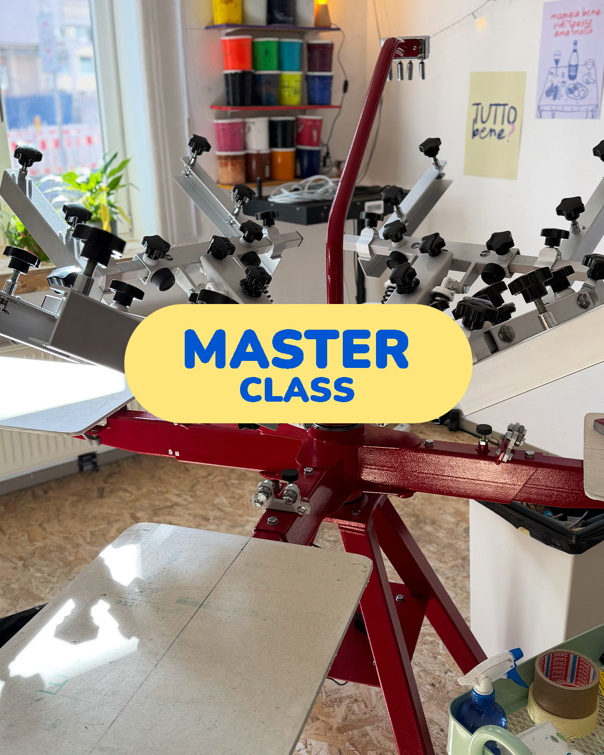 SIEBDRUCK WORKSHOP "MASTERCLASS"