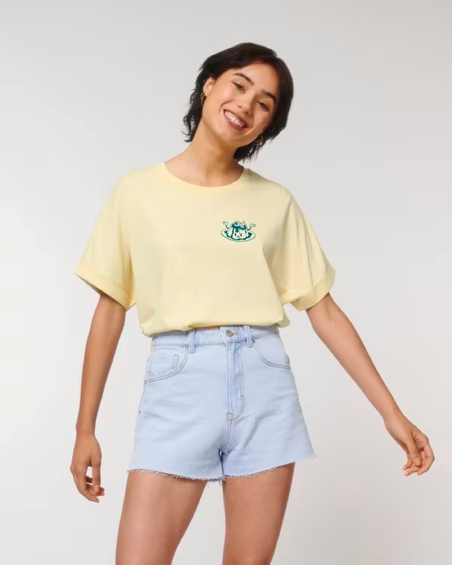 GIRLS SHIRT PANNA COTTA