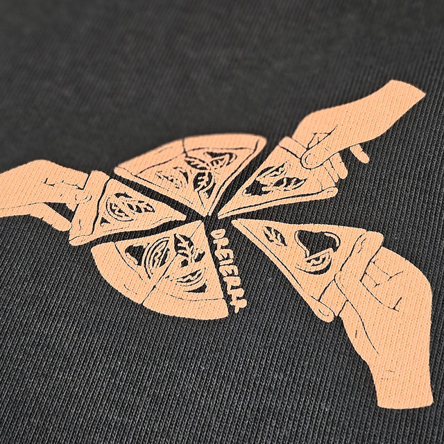OVERSIZED SHIRT PIZZA DARK GREY