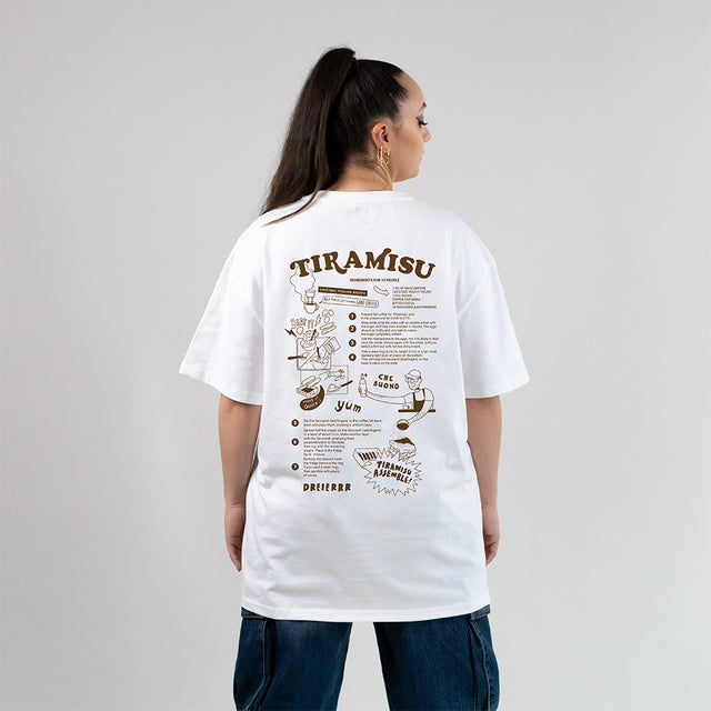 OVERSIZED SHIRT TIRAMISU WHITE