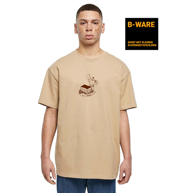 B-WARE OVERSIZED SHIRT TIRAMISU