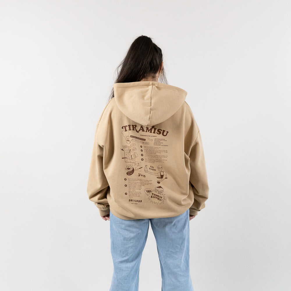 OVERSIZED HOODIE TIRAMISU