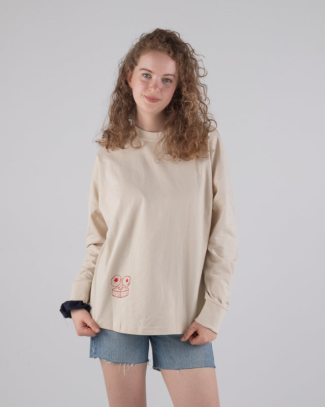 OVERSIZED LONGSLEEVE BRUSCHETTA