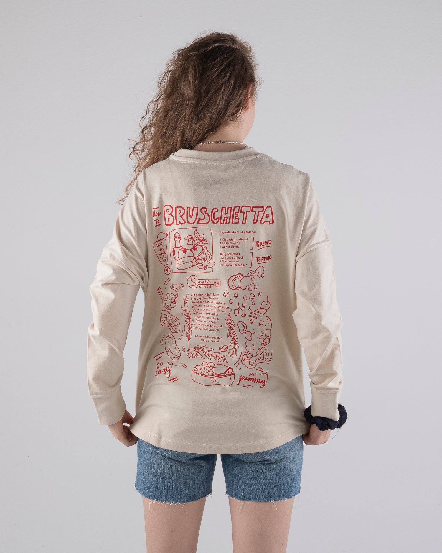 OVERSIZED LONGSLEEVE BRUSCHETTA