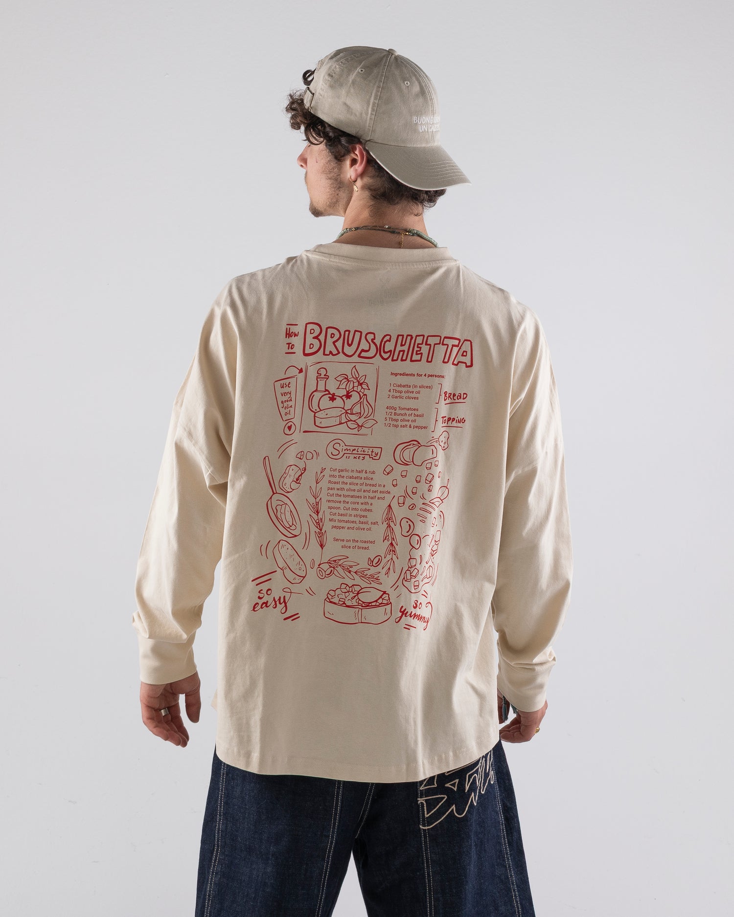 OVERSIZED LONGSLEEVE BRUSCHETTA