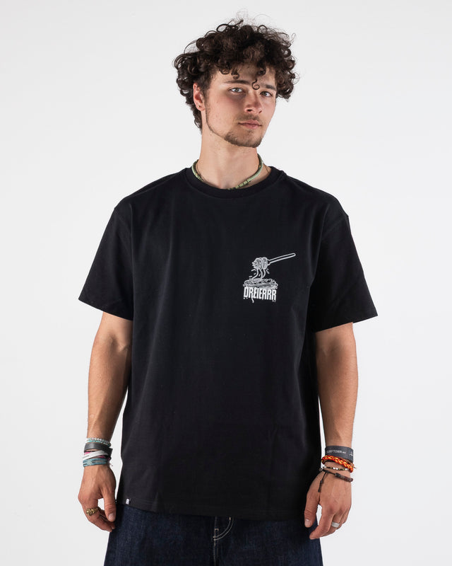 OVERSIZED SHIRT CARBONARA BLACK