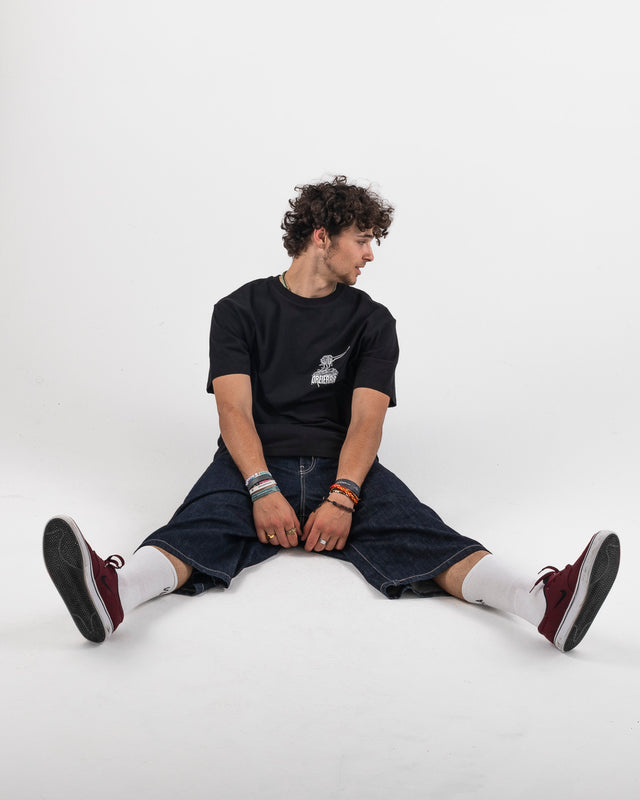 OVERSIZED SHIRT CARBONARA BLACK