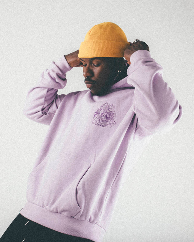 OVERSIZED HOODIE CARBONARA LILA