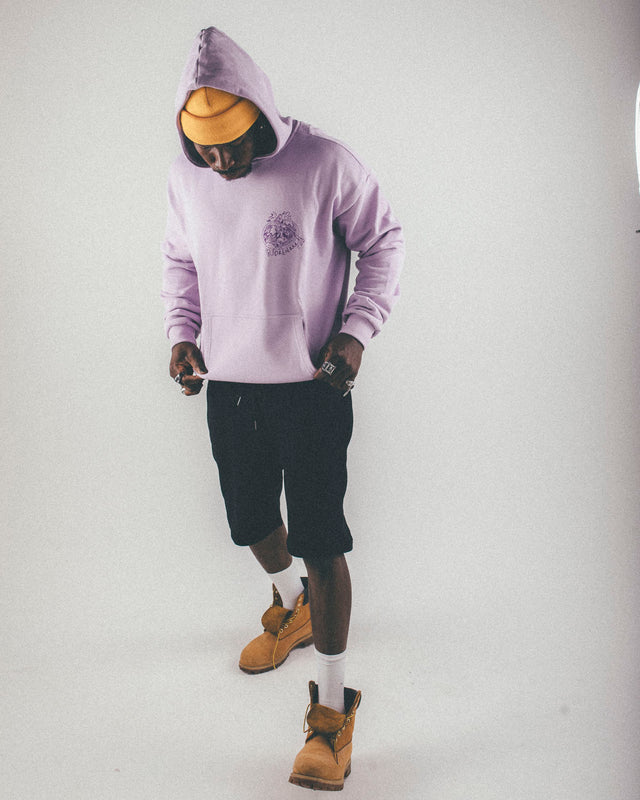 OVERSIZED HOODIE CARBONARA LILA