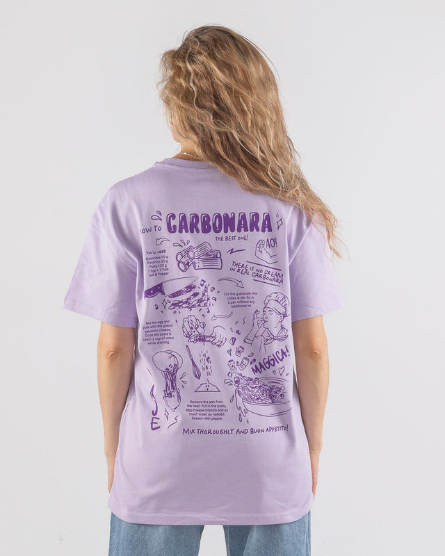 NEW 👉 OVERSIZED SHIRT CARBONARA LILA