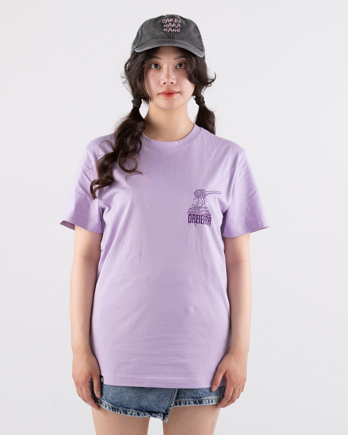 BASIC SHIRT CARBONARA LILA