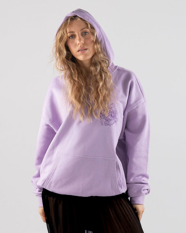 OVERSIZED HOODIE CARBONARA LILA