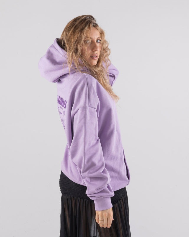 OVERSIZED HOODIE CARBONARA LILA