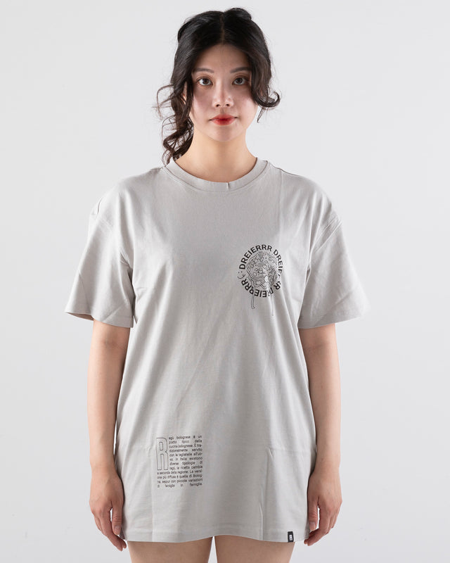 OVERSIZED SHIRT BOLOGNESE GREY