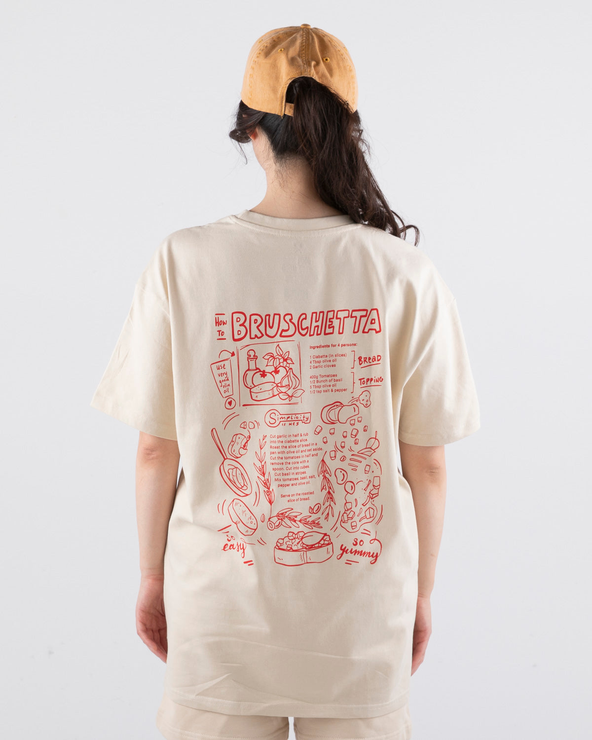 OVERSIZED SHIRT BRUSCHETTA SAND