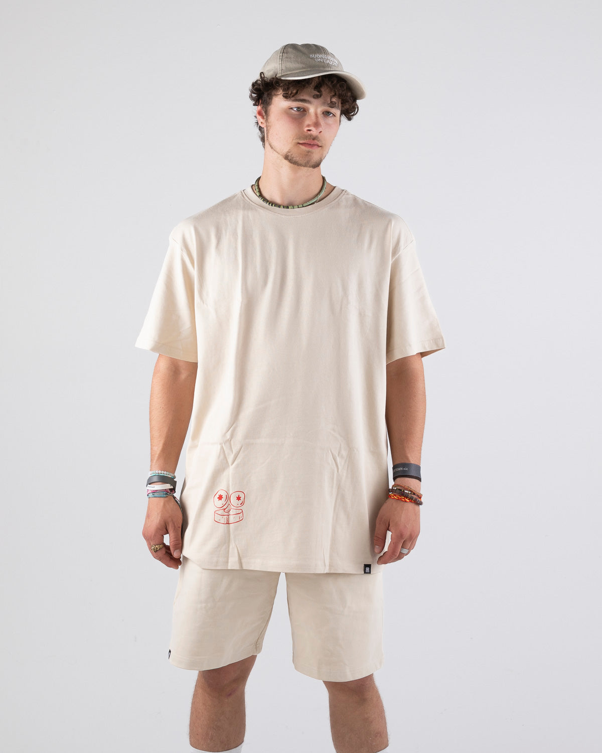 OVERSIZED SHIRT BRUSCHETTA SAND