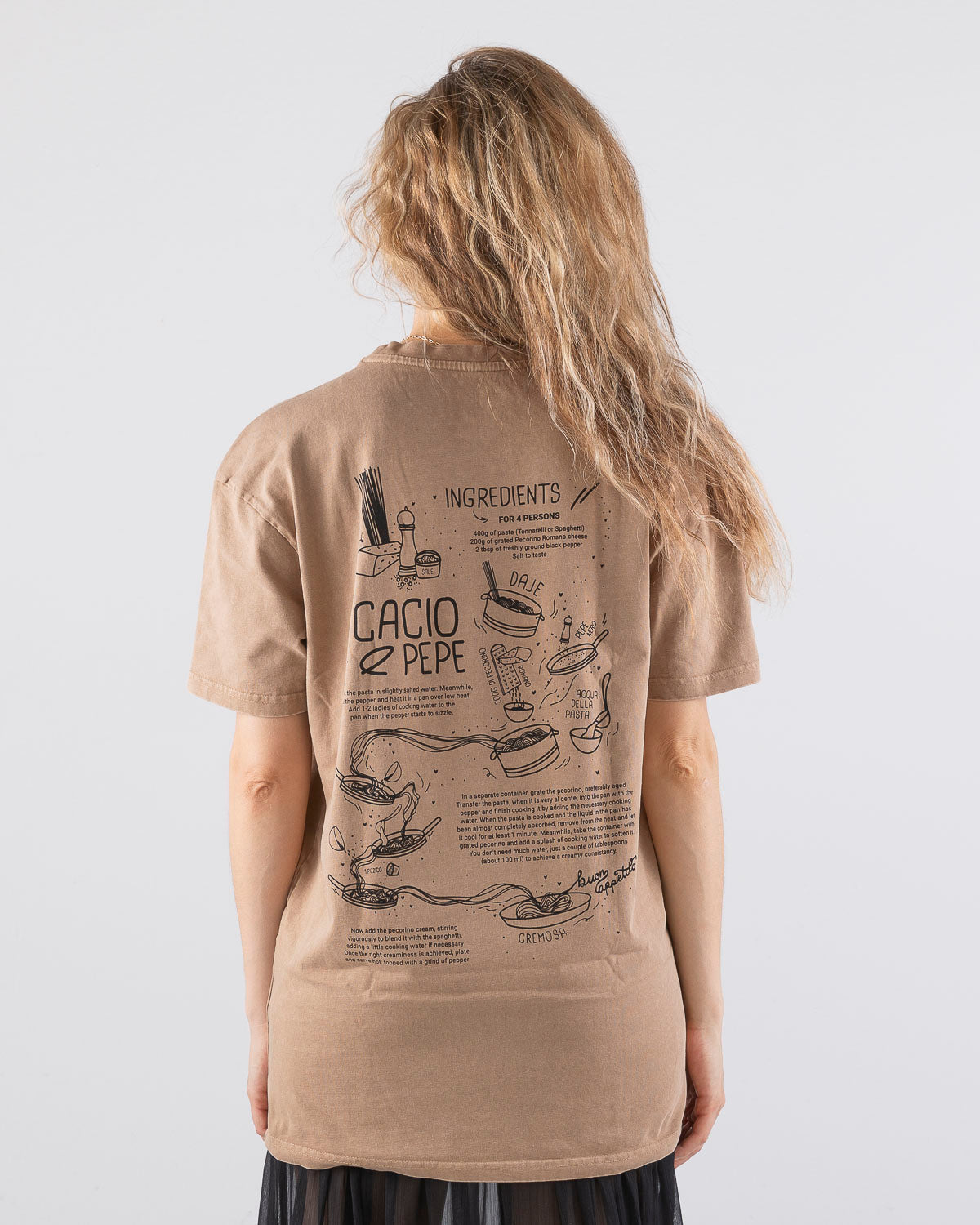 OVERSIZED SHIRT CACIO E PEPE