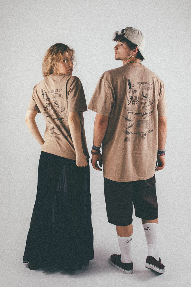 OVERSIZED SHIRT CACIO E PEPE