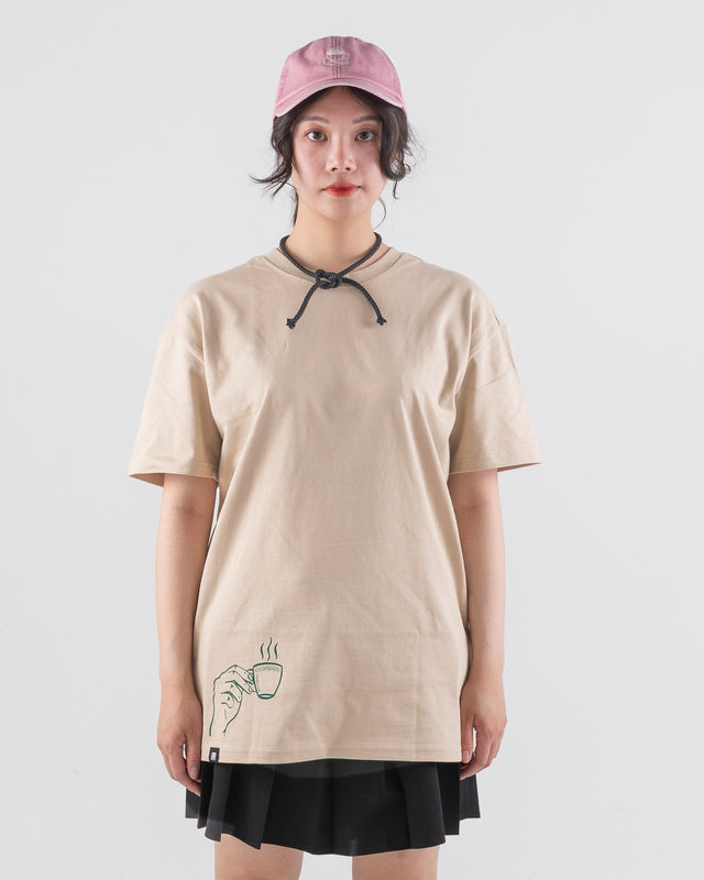 OVERSIZED SHIRT CAFFÈ